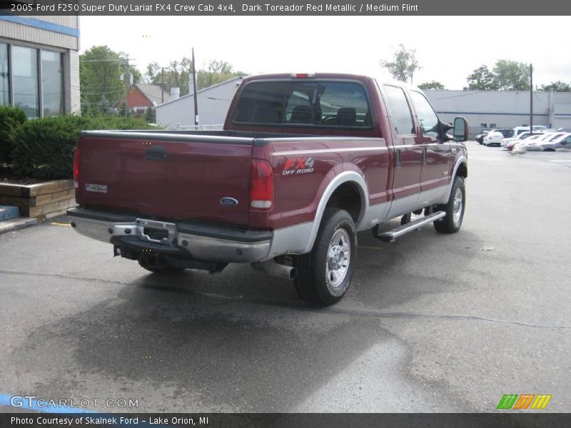 Dark Toreador Red Metallic / Medium Flint 2005 Ford F250 Super Duty Lariat FX4 Crew Cab 4x4