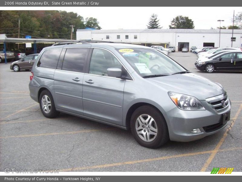Slate Green Metallic / Gray 2006 Honda Odyssey EX