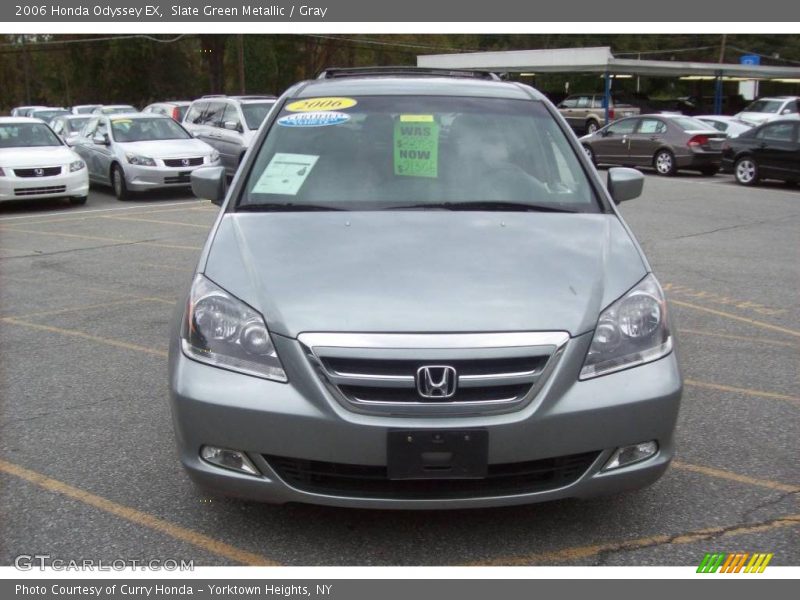 Slate Green Metallic / Gray 2006 Honda Odyssey EX