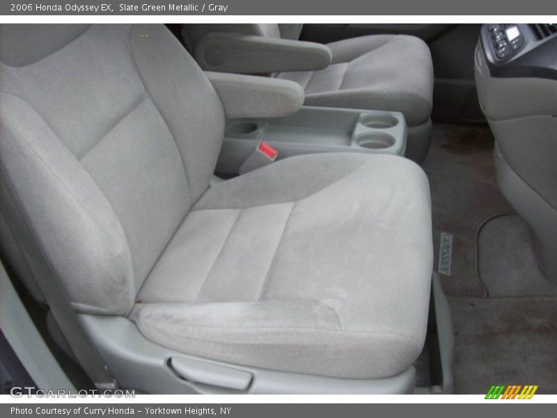 Slate Green Metallic / Gray 2006 Honda Odyssey EX