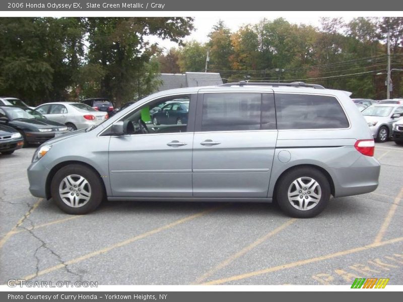 Slate Green Metallic / Gray 2006 Honda Odyssey EX