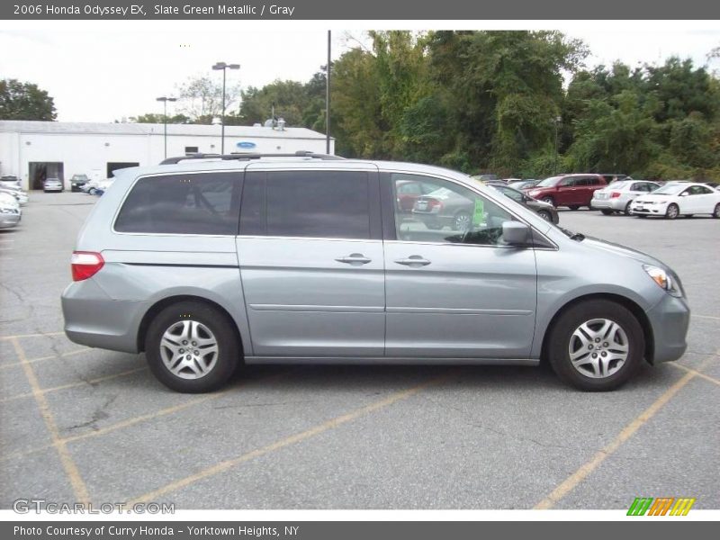 Slate Green Metallic / Gray 2006 Honda Odyssey EX