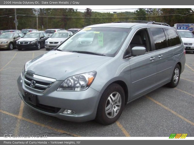 Slate Green Metallic / Gray 2006 Honda Odyssey EX