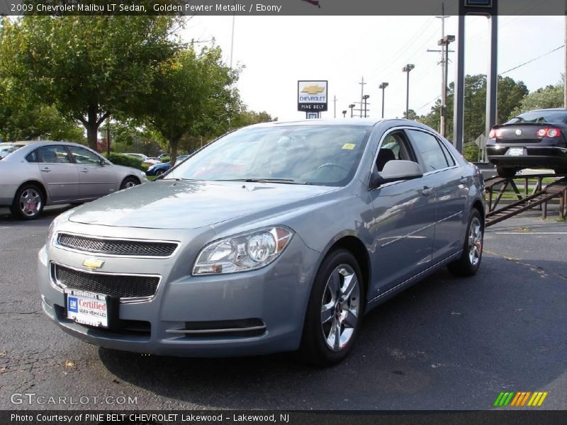 Golden Pewter Metallic / Ebony 2009 Chevrolet Malibu LT Sedan