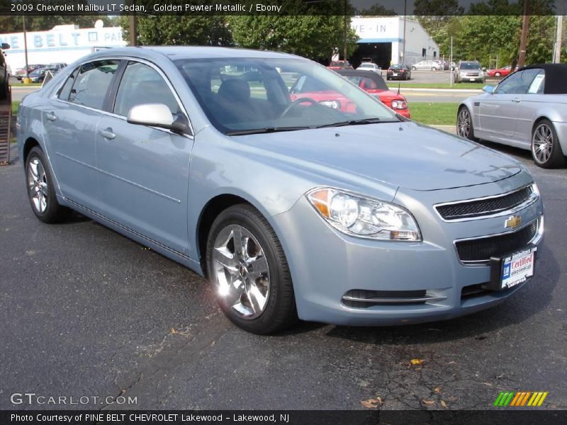 Golden Pewter Metallic / Ebony 2009 Chevrolet Malibu LT Sedan