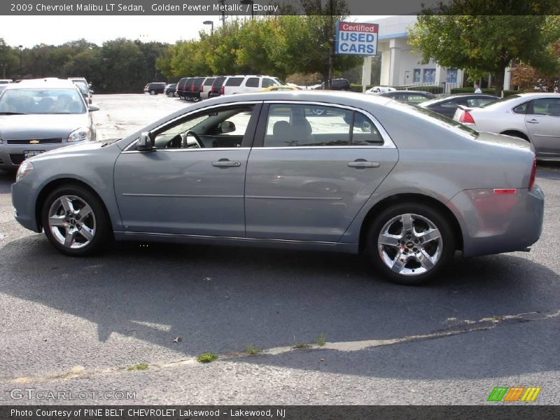 Golden Pewter Metallic / Ebony 2009 Chevrolet Malibu LT Sedan