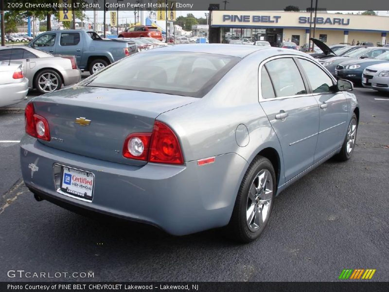 Golden Pewter Metallic / Ebony 2009 Chevrolet Malibu LT Sedan