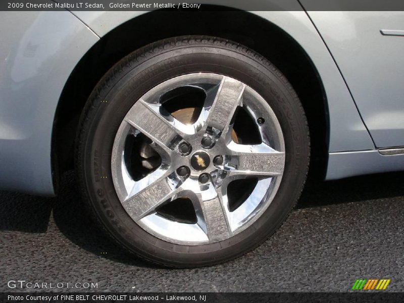 Golden Pewter Metallic / Ebony 2009 Chevrolet Malibu LT Sedan