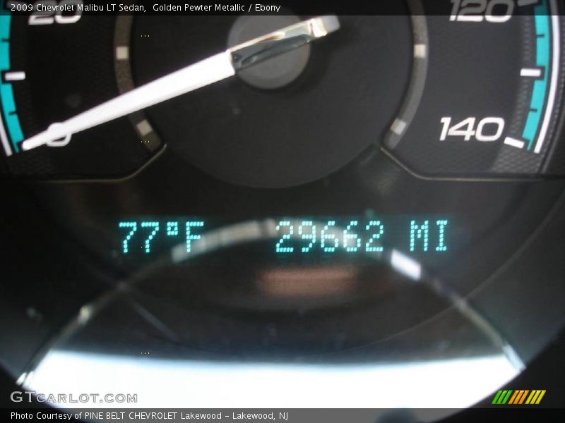 Golden Pewter Metallic / Ebony 2009 Chevrolet Malibu LT Sedan