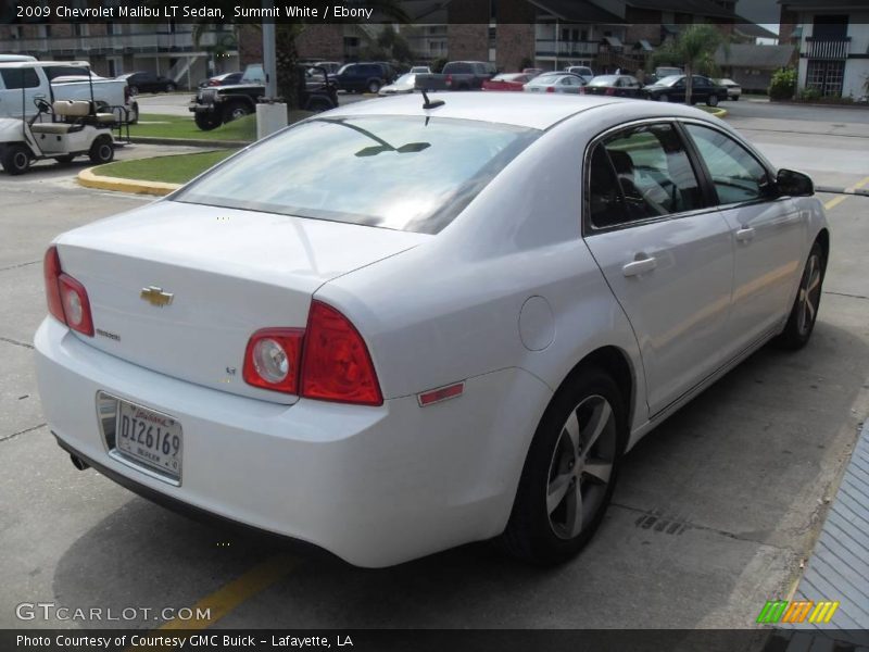 Summit White / Ebony 2009 Chevrolet Malibu LT Sedan