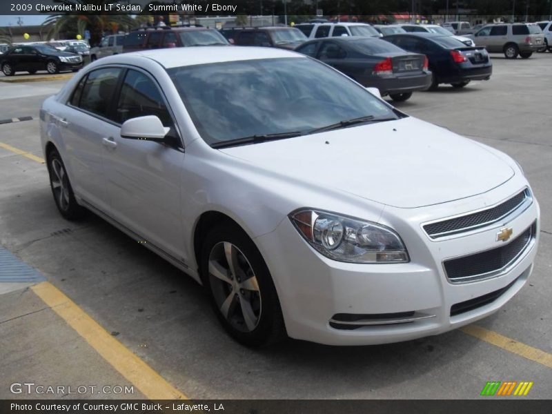 Summit White / Ebony 2009 Chevrolet Malibu LT Sedan