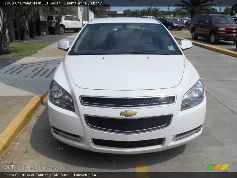 Summit White / Ebony 2009 Chevrolet Malibu LT Sedan