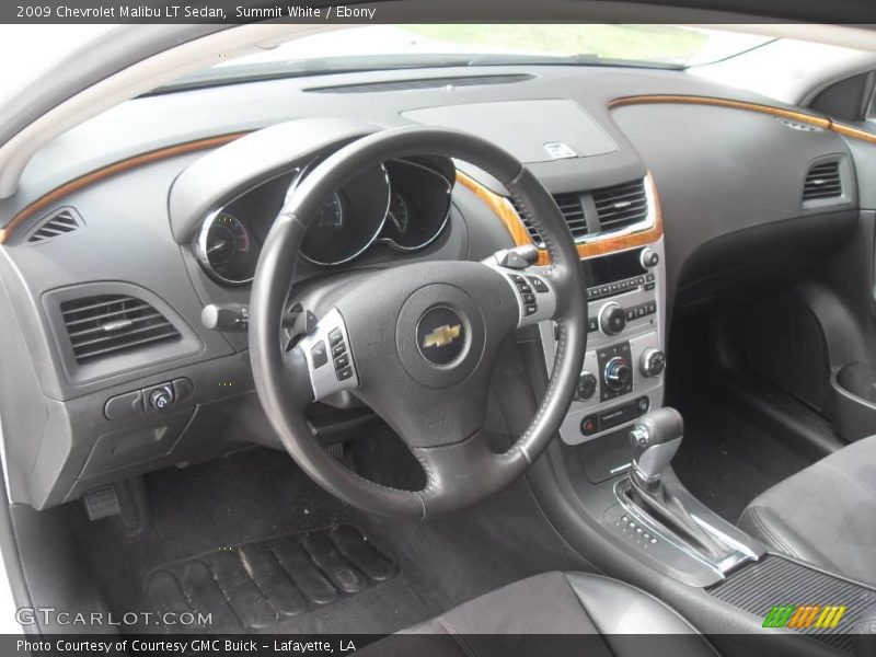 Summit White / Ebony 2009 Chevrolet Malibu LT Sedan