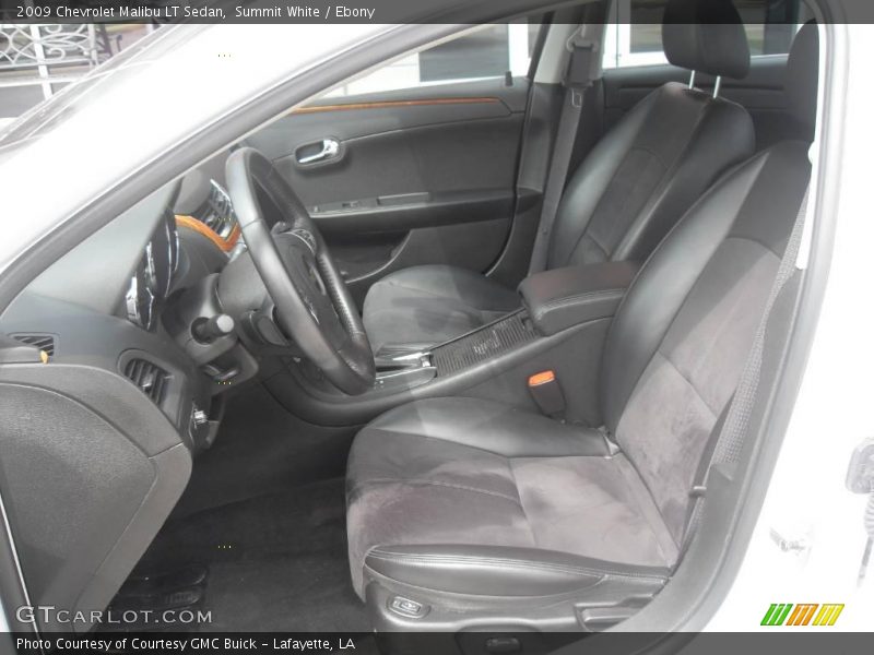 Summit White / Ebony 2009 Chevrolet Malibu LT Sedan