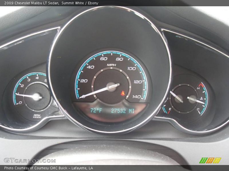 Summit White / Ebony 2009 Chevrolet Malibu LT Sedan