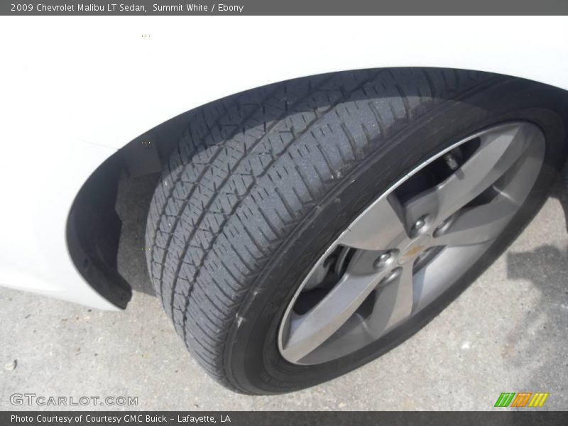 Summit White / Ebony 2009 Chevrolet Malibu LT Sedan