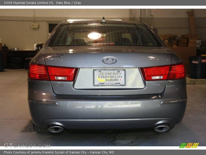 Slate Blue / Gray 2009 Hyundai Sonata Limited V6