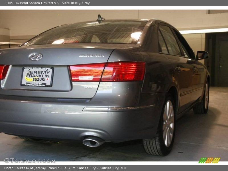 Slate Blue / Gray 2009 Hyundai Sonata Limited V6