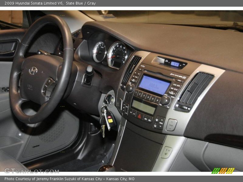 Slate Blue / Gray 2009 Hyundai Sonata Limited V6