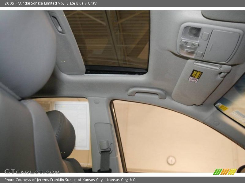 Slate Blue / Gray 2009 Hyundai Sonata Limited V6