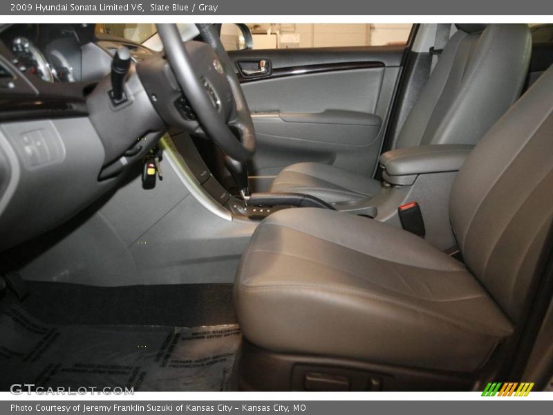 Slate Blue / Gray 2009 Hyundai Sonata Limited V6