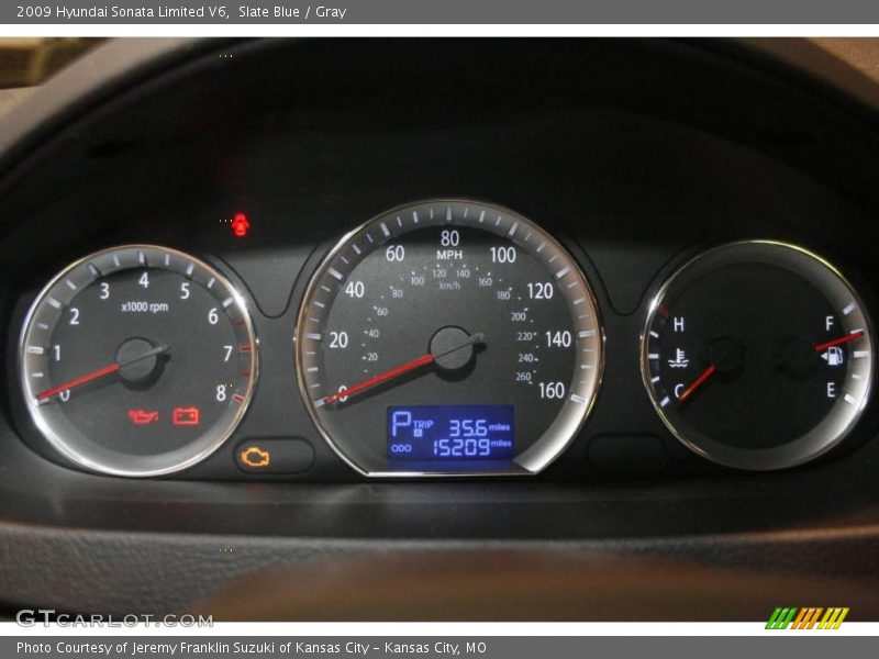 Slate Blue / Gray 2009 Hyundai Sonata Limited V6