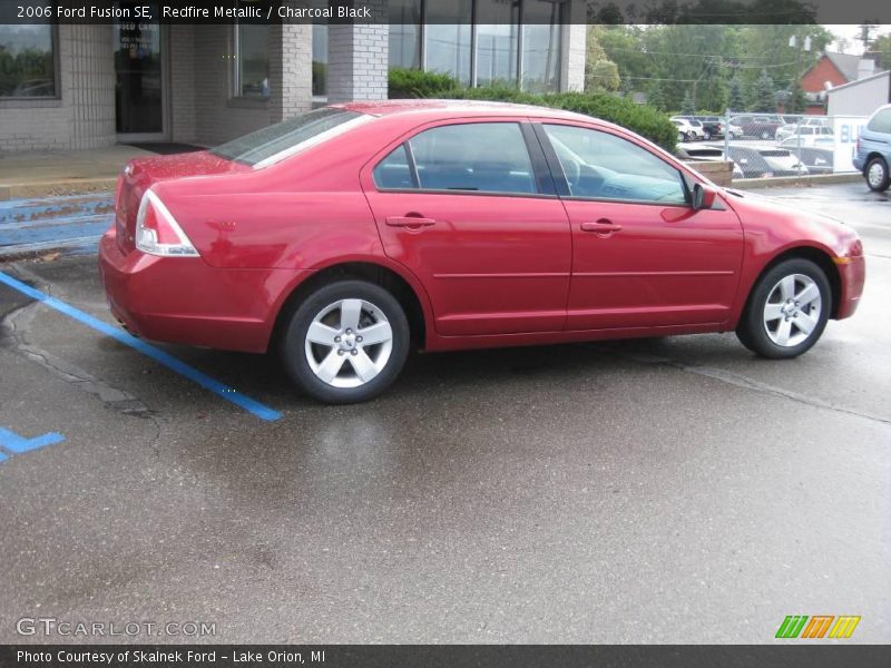 Redfire Metallic / Charcoal Black 2006 Ford Fusion SE