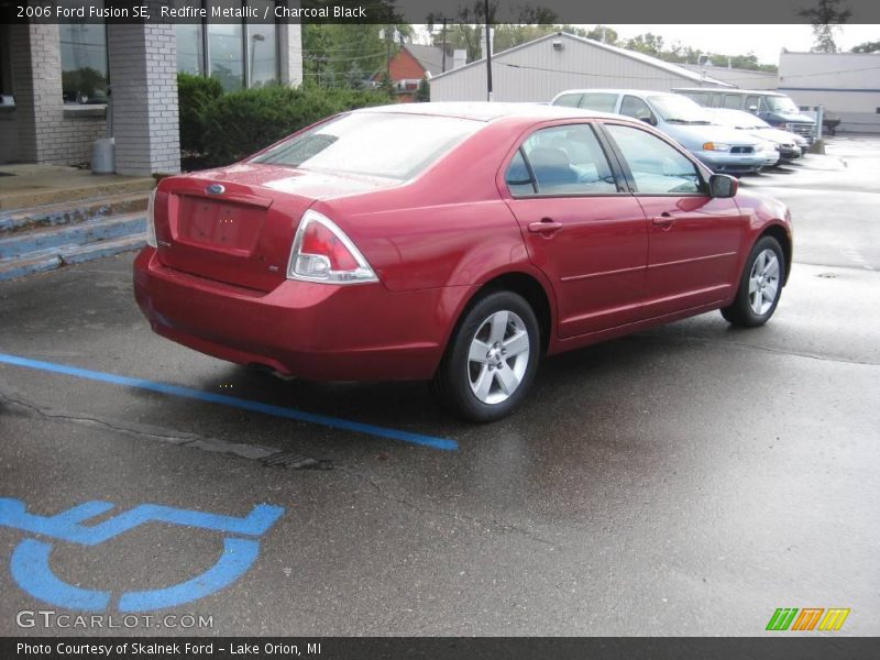 Redfire Metallic / Charcoal Black 2006 Ford Fusion SE