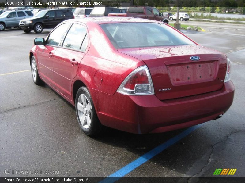 Redfire Metallic / Charcoal Black 2006 Ford Fusion SE