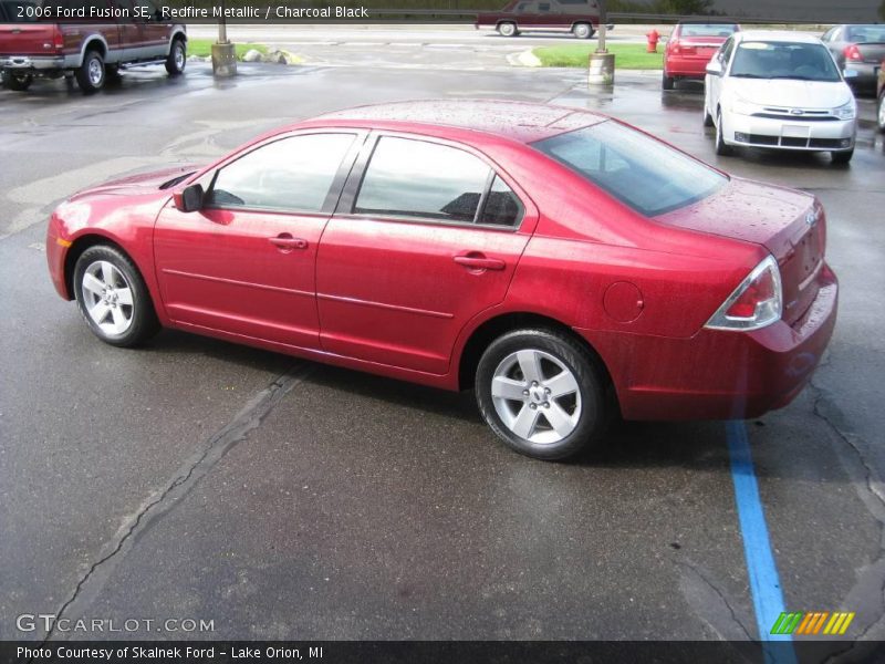 Redfire Metallic / Charcoal Black 2006 Ford Fusion SE