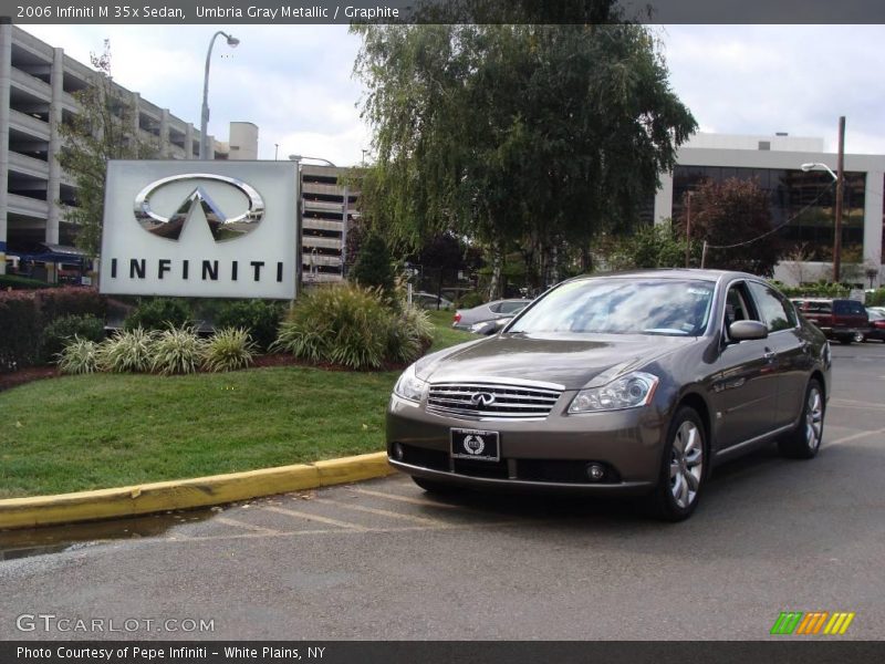 Umbria Gray Metallic / Graphite 2006 Infiniti M 35x Sedan