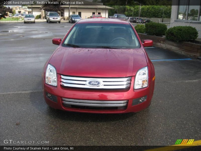 Redfire Metallic / Charcoal Black 2006 Ford Fusion SE