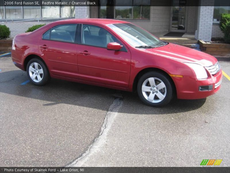 Redfire Metallic / Charcoal Black 2006 Ford Fusion SE