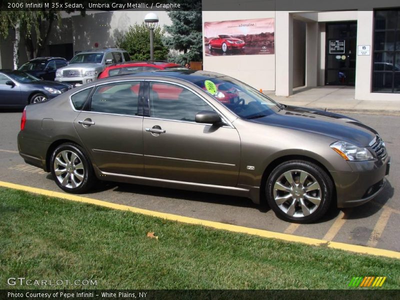 Umbria Gray Metallic / Graphite 2006 Infiniti M 35x Sedan
