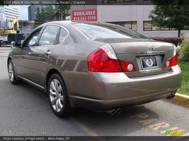 Umbria Gray Metallic / Graphite 2006 Infiniti M 35x Sedan
