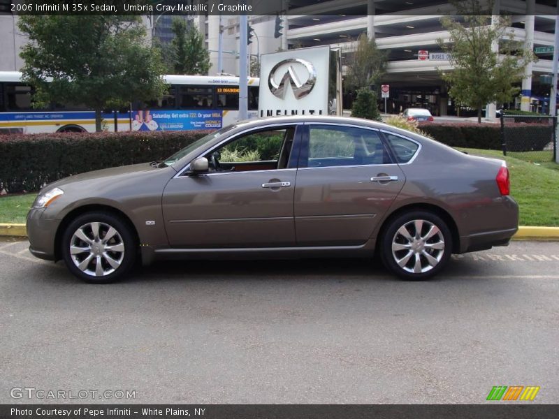Umbria Gray Metallic / Graphite 2006 Infiniti M 35x Sedan