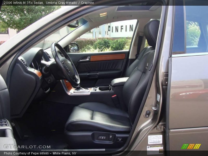 Umbria Gray Metallic / Graphite 2006 Infiniti M 35x Sedan