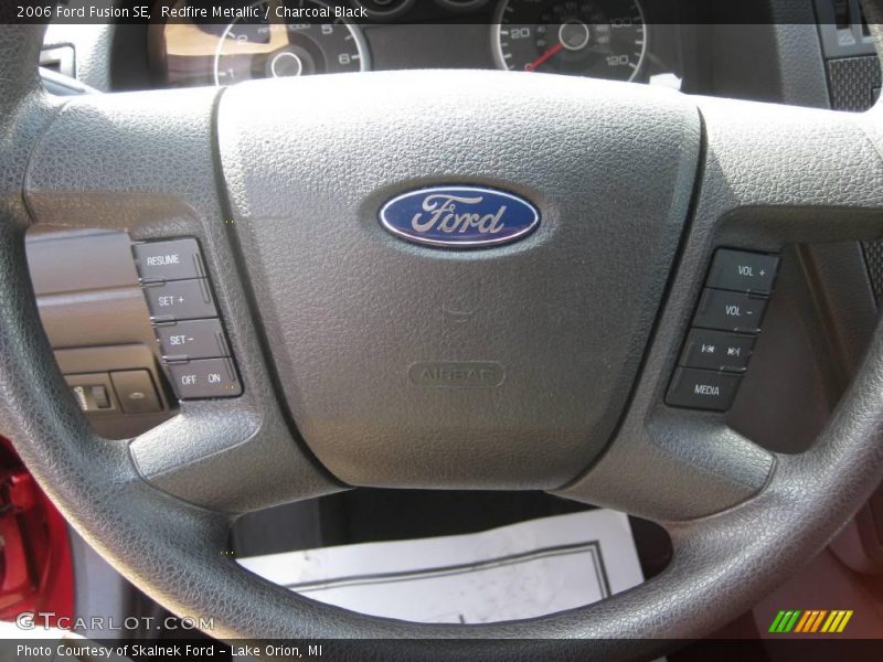 Redfire Metallic / Charcoal Black 2006 Ford Fusion SE