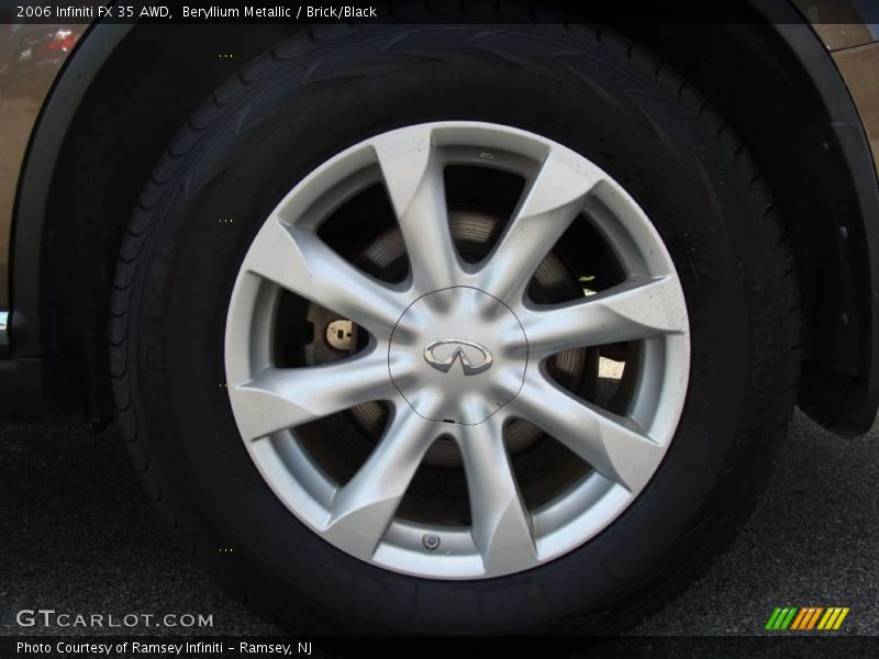 Beryllium Metallic / Brick/Black 2006 Infiniti FX 35 AWD
