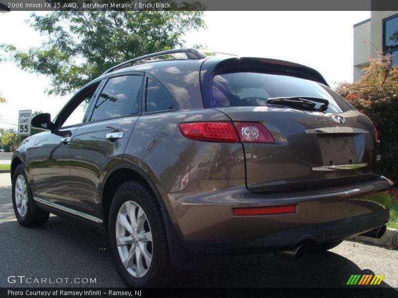 Beryllium Metallic / Brick/Black 2006 Infiniti FX 35 AWD