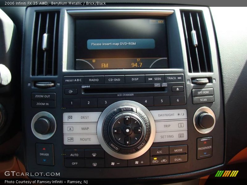 Beryllium Metallic / Brick/Black 2006 Infiniti FX 35 AWD