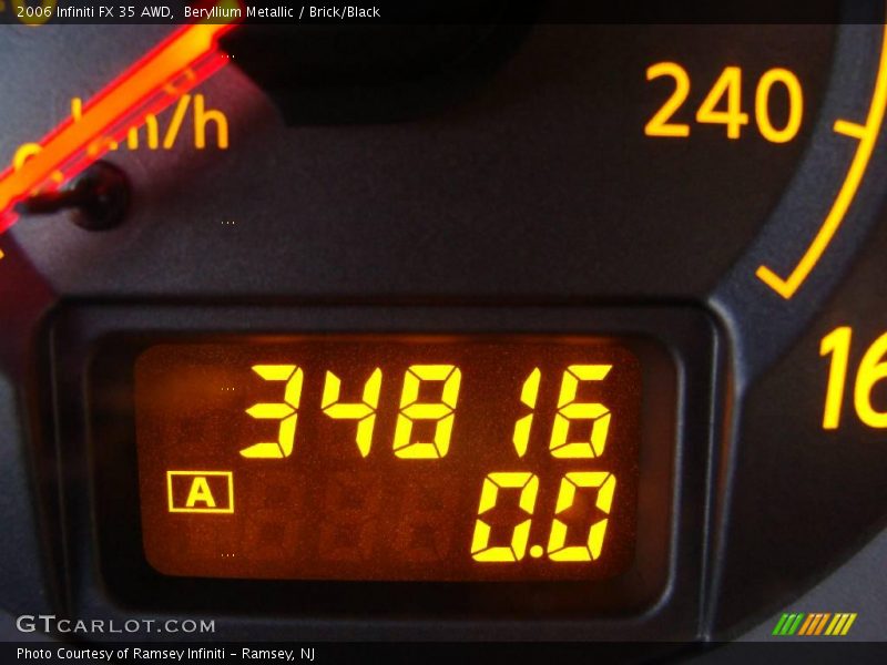 Beryllium Metallic / Brick/Black 2006 Infiniti FX 35 AWD