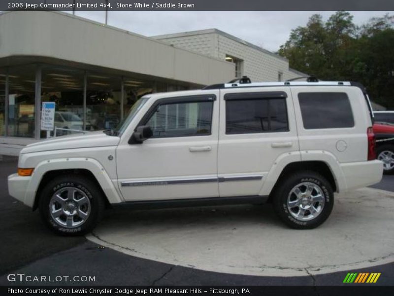Stone White / Saddle Brown 2006 Jeep Commander Limited 4x4