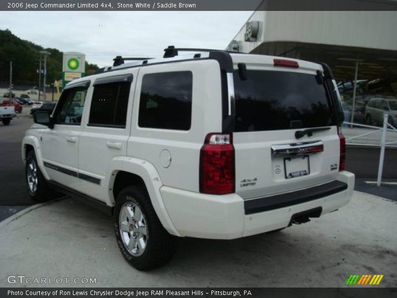 Stone White / Saddle Brown 2006 Jeep Commander Limited 4x4