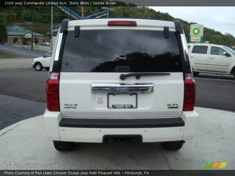 Stone White / Saddle Brown 2006 Jeep Commander Limited 4x4