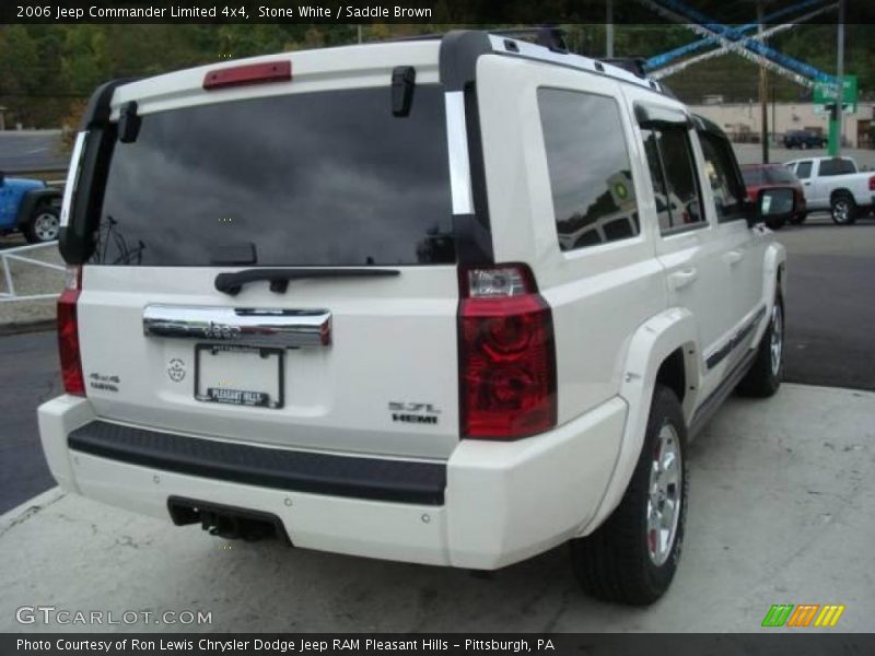 Stone White / Saddle Brown 2006 Jeep Commander Limited 4x4