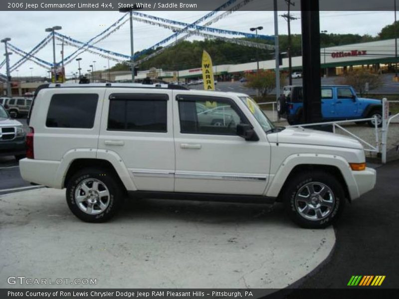 Stone White / Saddle Brown 2006 Jeep Commander Limited 4x4