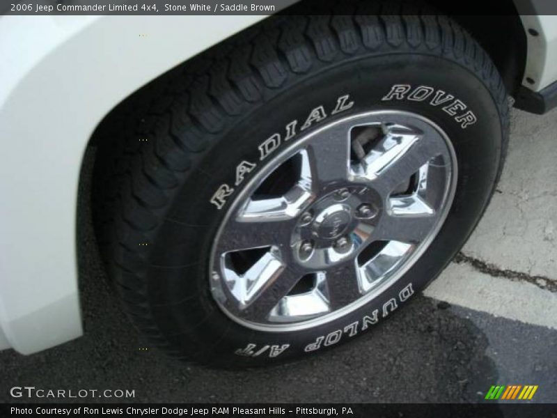 Stone White / Saddle Brown 2006 Jeep Commander Limited 4x4