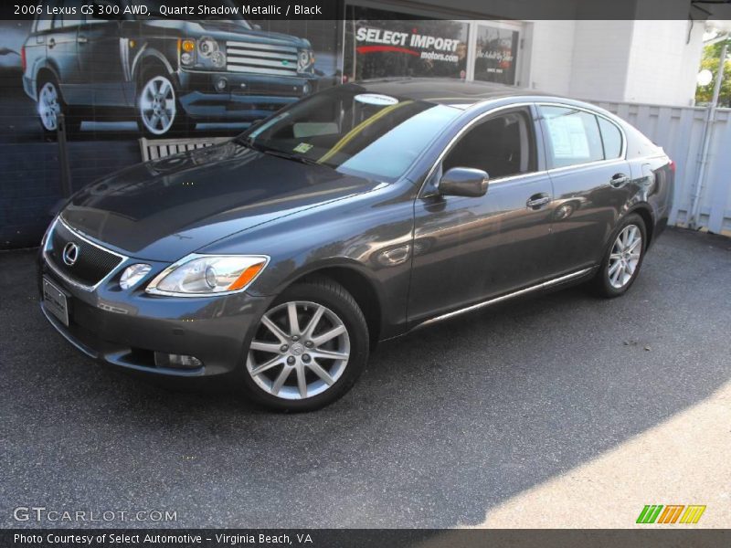 Quartz Shadow Metallic / Black 2006 Lexus GS 300 AWD