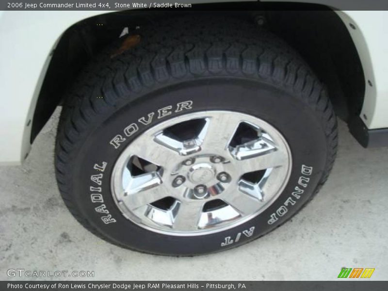Stone White / Saddle Brown 2006 Jeep Commander Limited 4x4